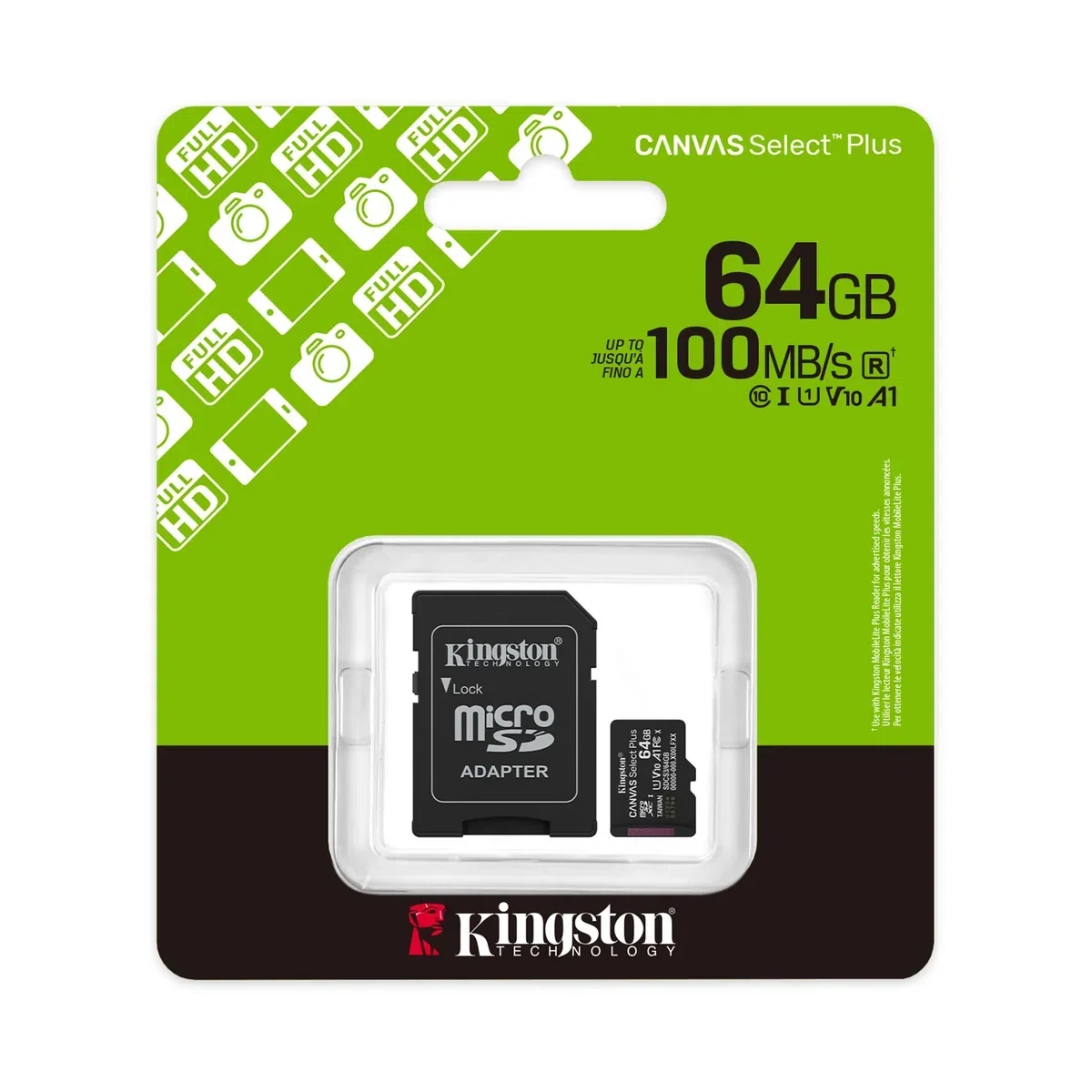 memoria-microsd-kingston-sdcs3-64gb-negro