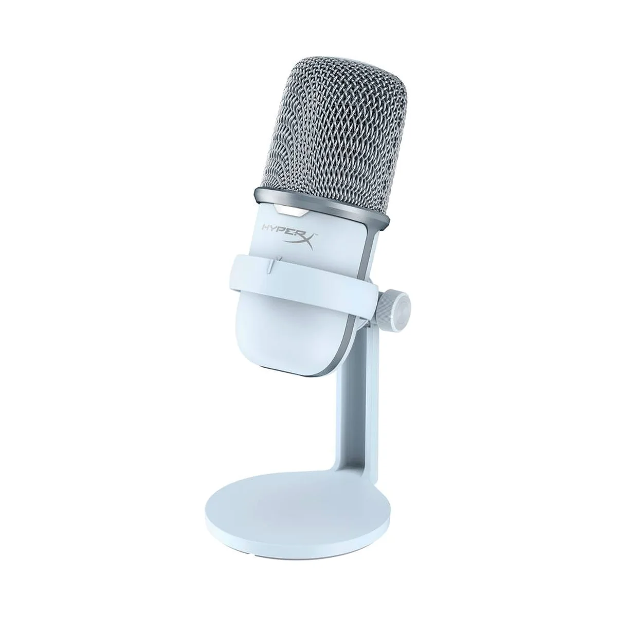 Micrófono USB HyperX SoloCast cardioide blanco 519T2AA - Imagen 4