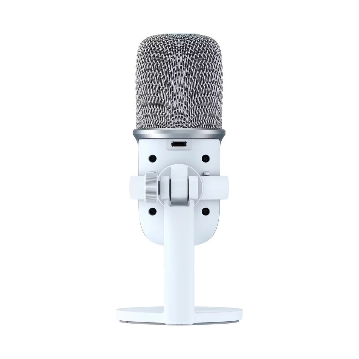 Micrófono USB HyperX SoloCast cardioide blanco 519T2AA - Imagen 5