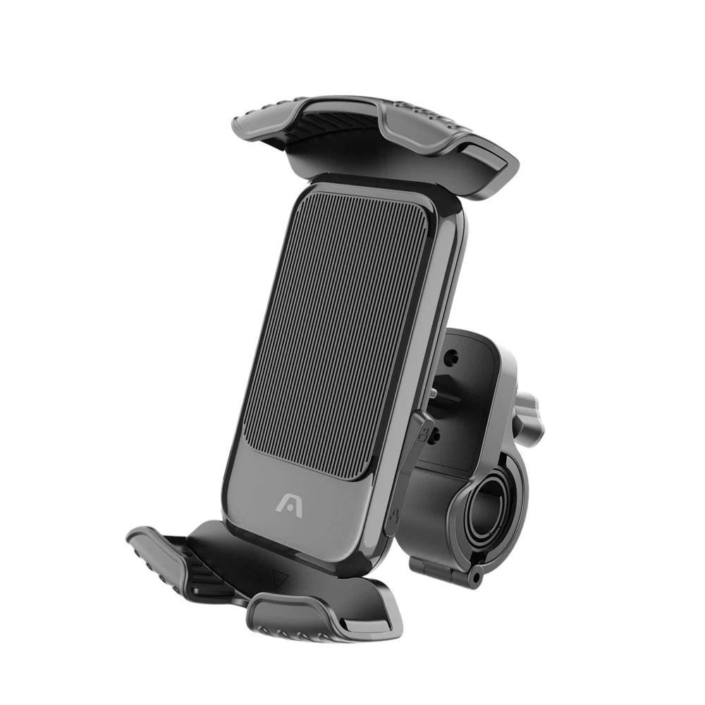Soporte para celular Argom ARG-AC-0320BK negro para bicicleta y motocicleta