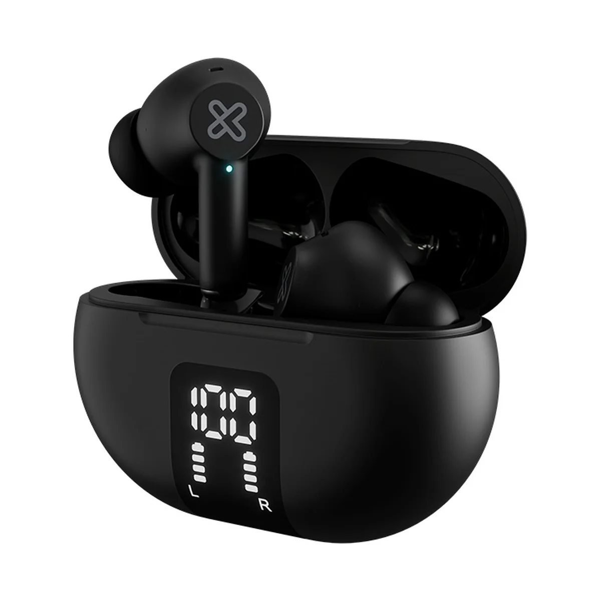 Audífonos TWS Klip Xtreme EdgeBuds ANC Negro KTE-755BK - Imagen 3