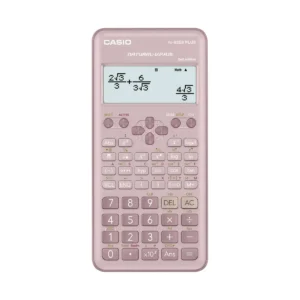 Calculadora científica Casio fx-82ES PLUS-2PK rosada de 252 funciones
