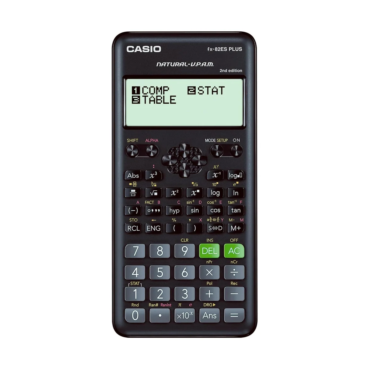 Calculadora científica Casio FX-82ES PLUS-2 negra de 252 funciones
