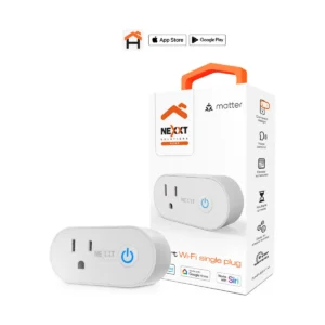 Enchufe inteligente Nexxt NHP-S611M Wi-Fi Matter blanco de una salida