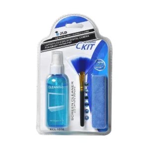 Kit de limpieza JLD KCL-1016 con spray de 100 ml, paño de microfibra y cepillo